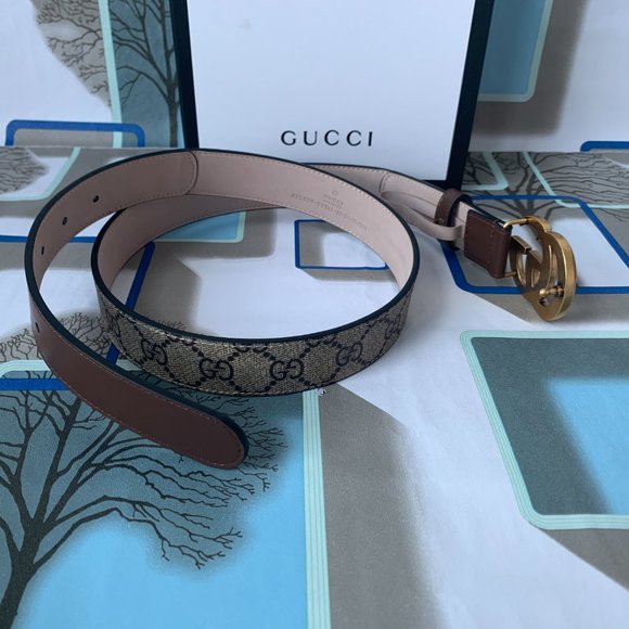 GG thin belts with Double G buckle main image 7